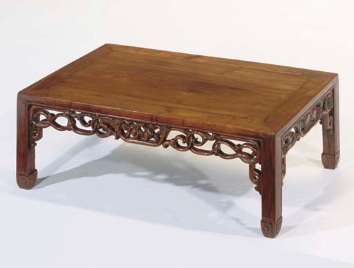 A small rosewood table
