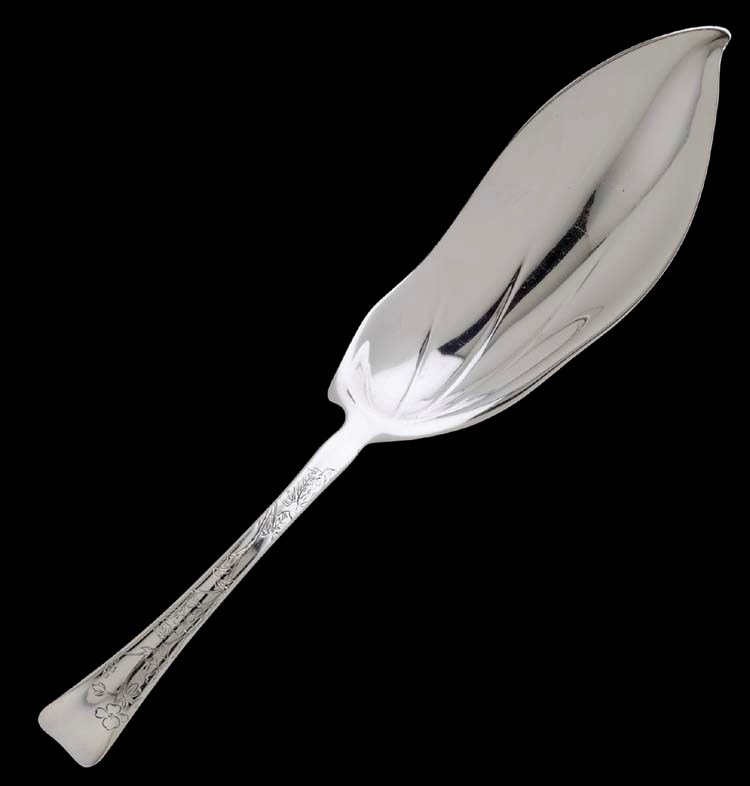 A SILVER FISH SLICE