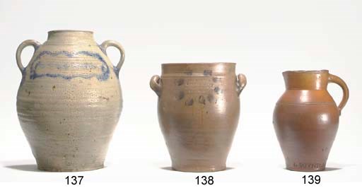 A REDWARE JUG
