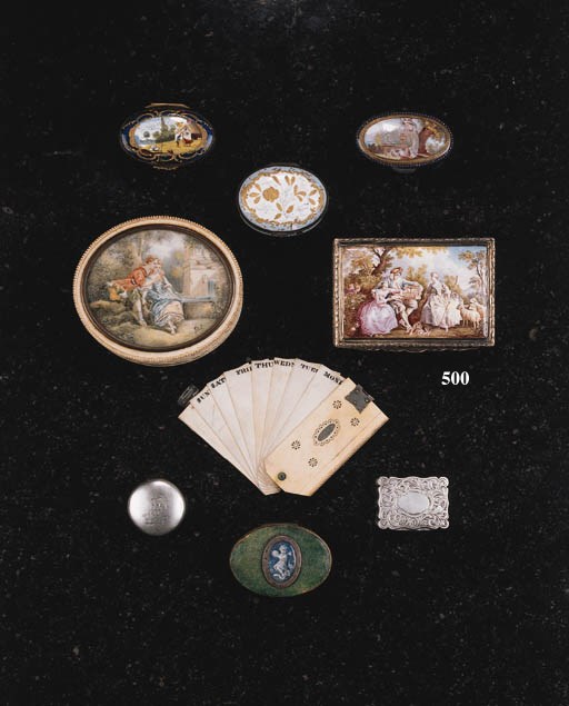 An Austrian silver-gilt and enamel casket