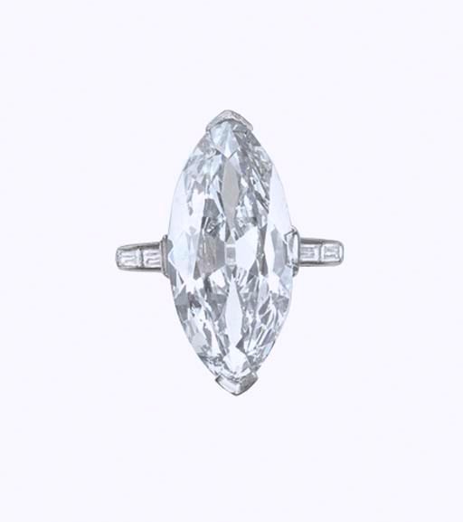 A COLORED DIAMOND RING