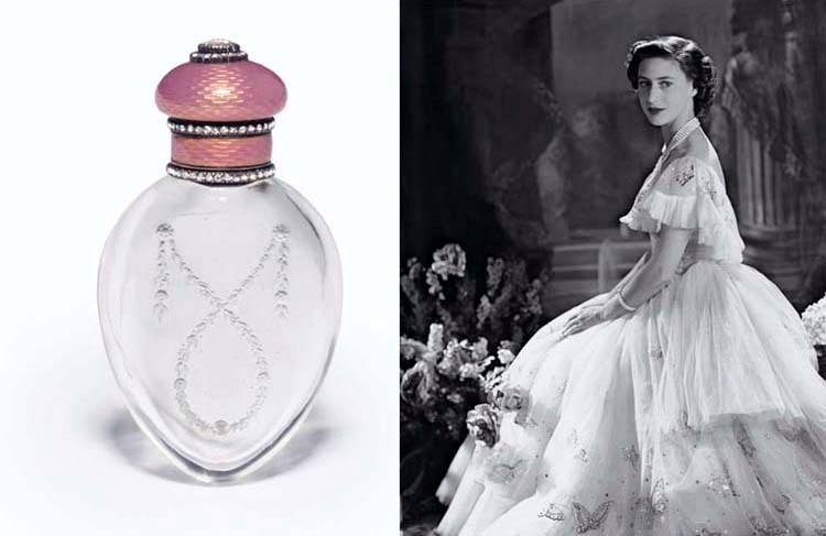 A RUSSIAN JEWELLED GOLD AND GUILLOCHÉ ENAMEL-MOUNTED ROCK-CRYSTAL SCENT-BOTTLE
