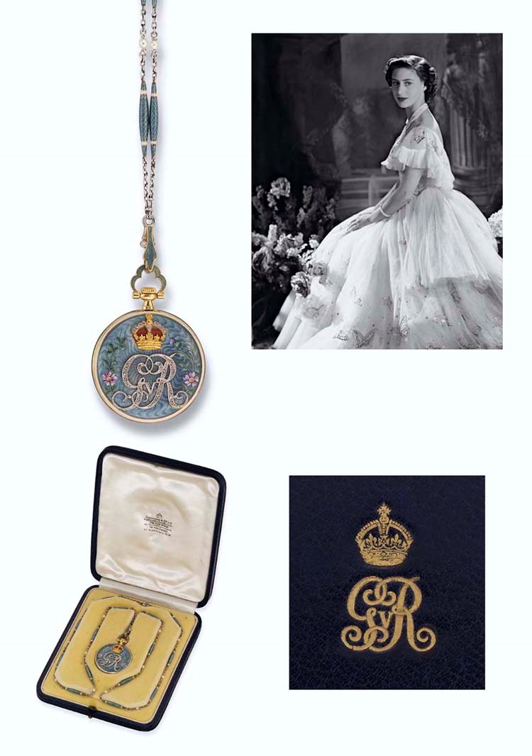 A BELLE EPOQUE ENAMEL, DIAMOND AND SEED PEARL PENDENT WATCH