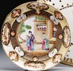 A 'PALACEWARE' ARMORIAL SIDE PLATE