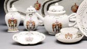 AN ARMORIAL PART TEA SERVICE