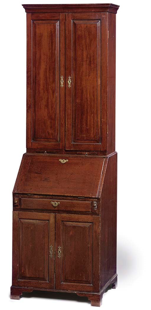 A MAHOGANY BUREAU CABINET
