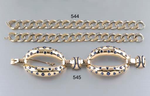 BRACCIALE IN ORO E ZAFFIRI