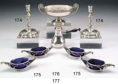 COPPIA CANDELIERI IN ARGENTO