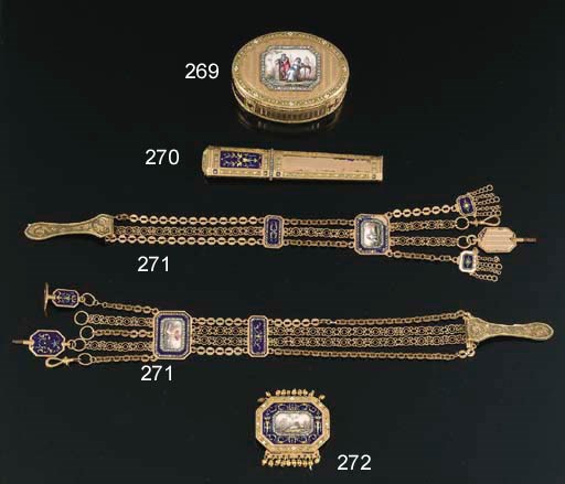 CHIUSURA PER COLLANA IN ORO E SMALTI