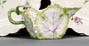A LONGTON HALL VINE-LEAF CREAM-JUG