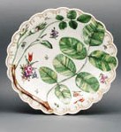 THREE WORCESTER 'BLIND EARL' DISHES