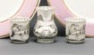 FOUR WORCESTER PENCILLED WARES