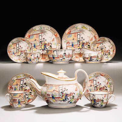 A NEW HALL PART TEA AND COFFEE SERVICE