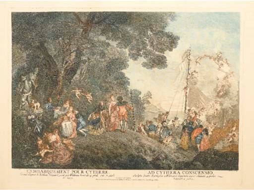 D'APRES JEAN ANTOINE WATTEAU (1684-1721)
