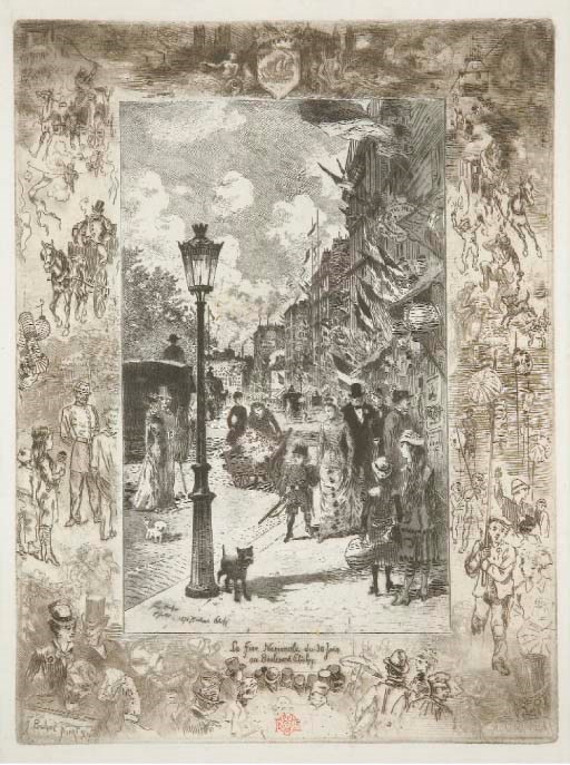 FELIX HILAIRE BUHOT (1847-1898)