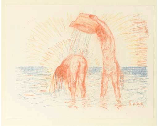 ENSOR, James (1860-1949). Scènes de la vie du Christ. (Bruxelles): galerie Georges Giroux, 1921.