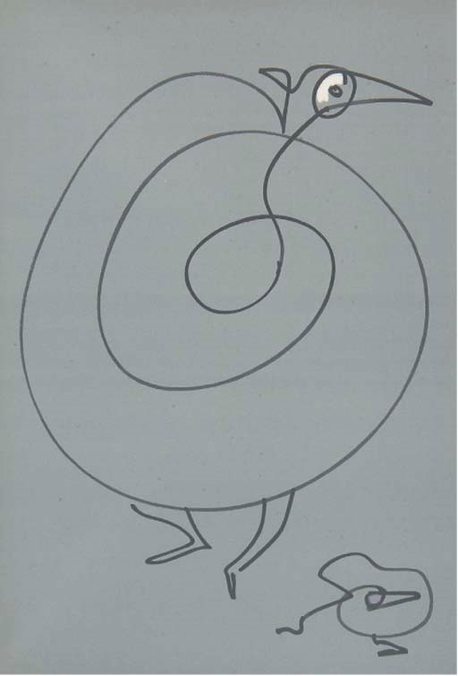 [ERNST] -- PRÉVERT, Jacques (1900-1977). Les Chiens ont soif. Paris: Au Pont des Arts, 1964.