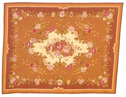 A CHINESE NEEDLEPOINT CARPET,