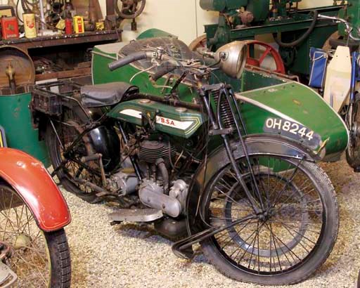 1921 BSA with Sidecar