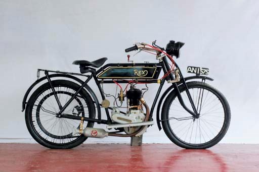 c.1912 motorcycle with Rex engine