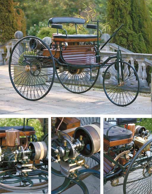 1886 BENZ ¾ HP TWO SEATER TRICYCLE REPLICA