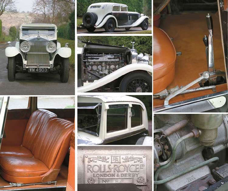 The ex-Barker Olympia Show Car, formerly owned by John Moores and later Miss Diana Dors