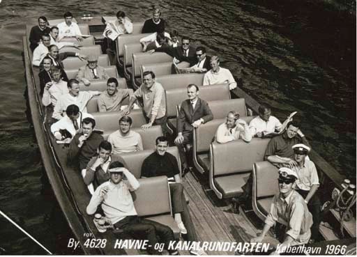 A BLACK AND WHITE POSTCARD DEPICTING THE 1966 WORLD CUP SQUAD