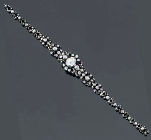 A ROSE-CUT DIAMOND BRACELET, BY J. ROZENDAAL