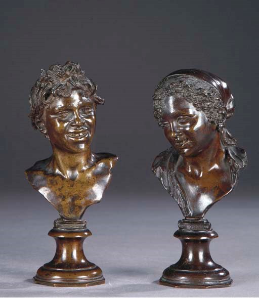Bustes de l'Acquaiolo et Carmella
