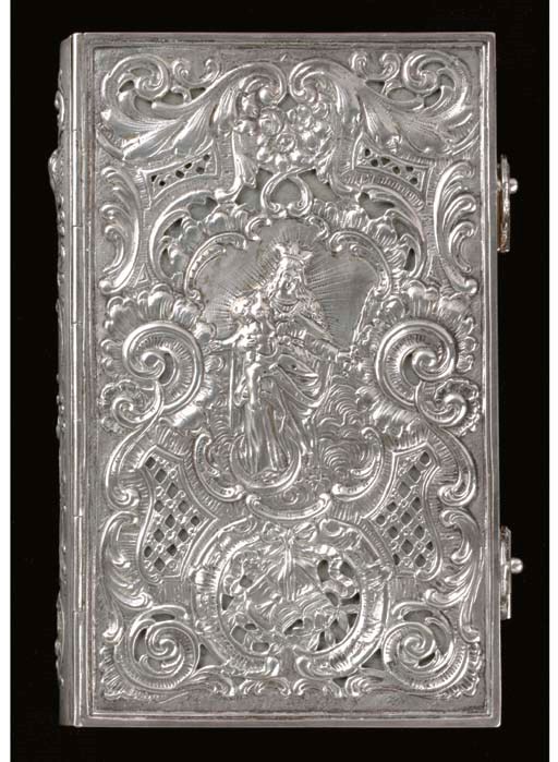 [SILVER BINDING]. -- [AUSTIN, John.] Devotions. First Part in the Antient Way of Offices. With Psalms, Hyms, and Pray'rs... Second edition. Rouen, 1672.
