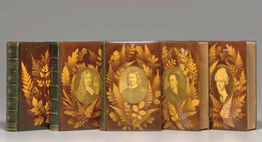 Nimmo's Popular Poets, comprising: BUNYAN, John.The Pilgrim's Progress and the Holy War. 1872. -- COWPER, William. The Poetical Works. -- MILTON, John. The Poetical Works. 1872. -- POPE, Alexander. The Poetical Works. -- The Book of Humorous Poetry. All Edinburgh: William P. Nimmo.