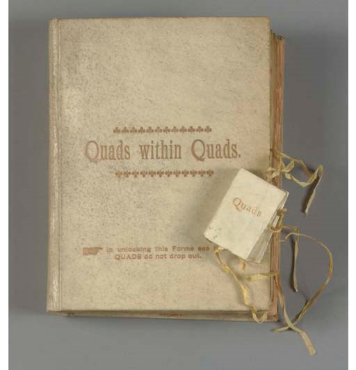 TUER, Andrew W. (1838-1900). Quads for Authors, Editors, & Devils. London: Field and Tuer, 1884.