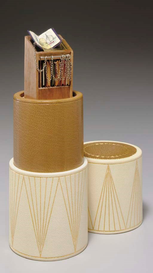 [MINIATURE CHAINED LIBRARY.] -- FOWLER, Pamela, painter and calligrapher. Seven miniature chained books: "Some Sailing Boats"; "Anchors"; "Bouys"; "Tackles"; "Rigs"; "Knots"; "Code Flags."