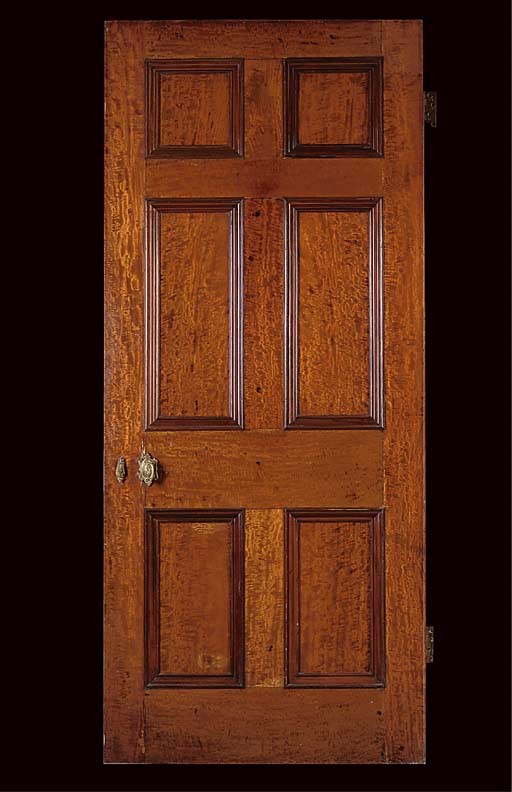 FIVE EDWARDIAN MAHOAGNY DOORS