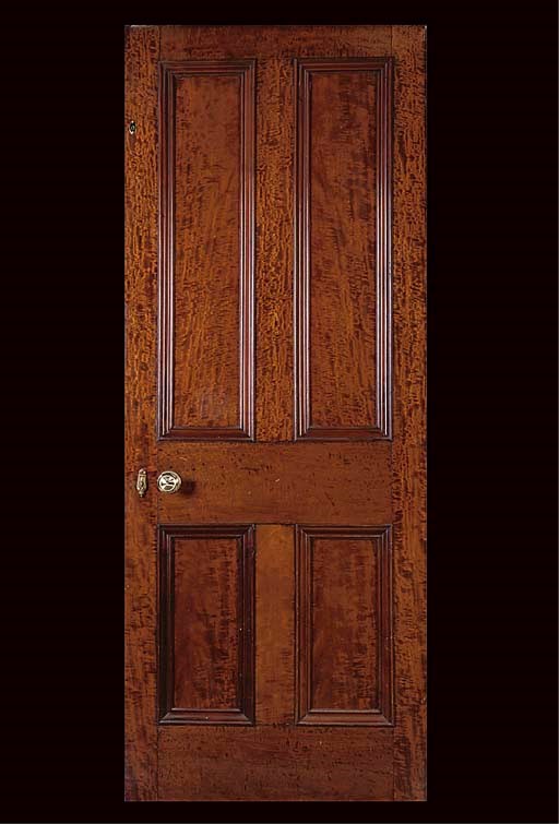 FOUR EDWARDIAN MAHOAGNY DOORS