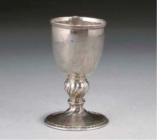 AN OMAR RAMSDEN SILVER GOBLET