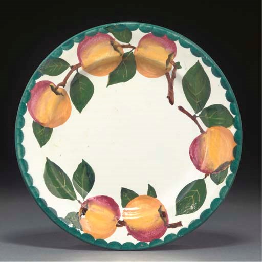 A WEMYSS APPLES PLATE