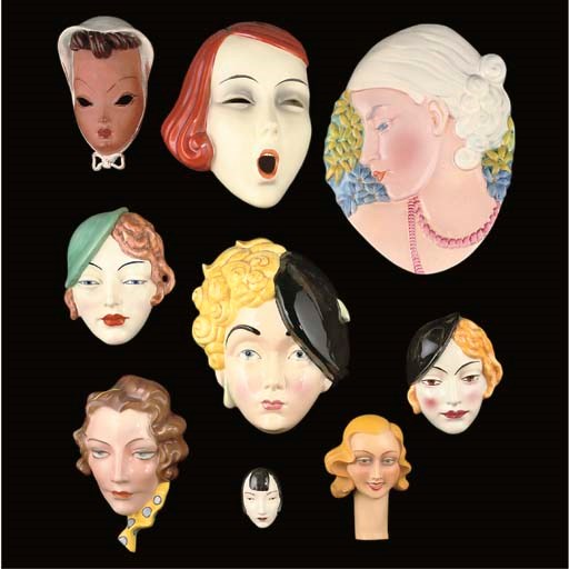 A BESWICK HYACINTH WALL MASK