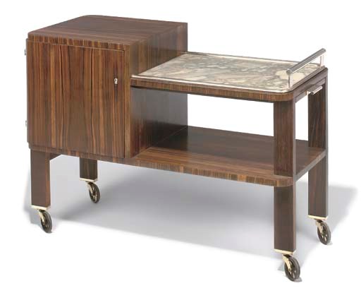 AN ART DECO TROLLEY