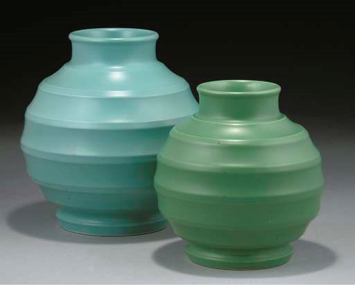 A WEDGWOOD BLUE VASE