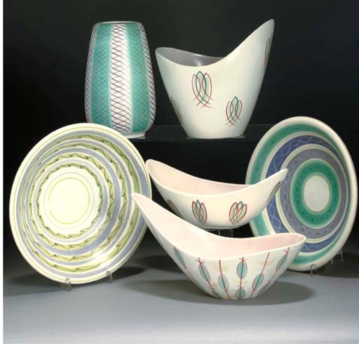 A POOLE POTTERY FREEFORM PKT VASE