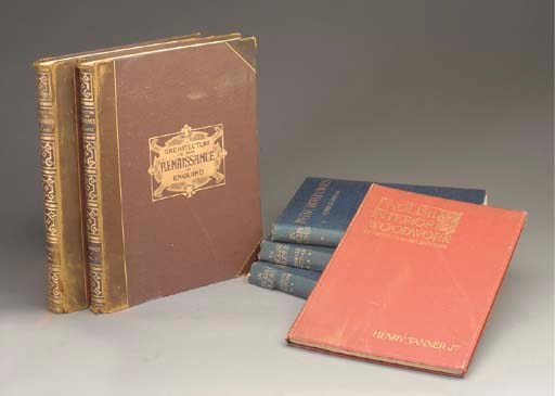 A GROUP OF BOOKS RELATING TO ARCHITECTURE,