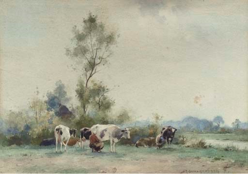 (2)  Adrianus Johannes Groenewegen (Dutch, 1874-1963)