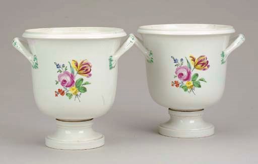 A PAIR OF VIENNA BOTTLE COOLERS,
