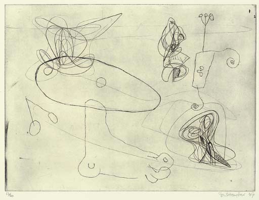 STANLEY WILLIAM HAYTER AND JOAN MIRO (1901-1988)