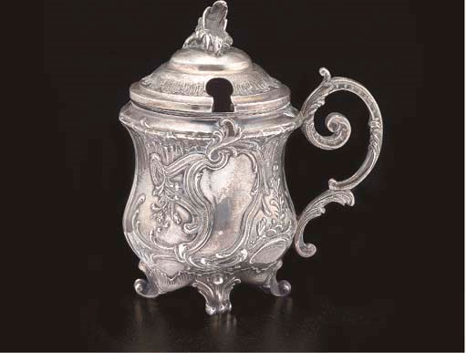 PETIT MOUTARDIER EN ARGENT