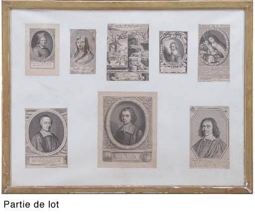 BALTAZAR MONCORNET (1600-1668), ETIENNE FIQUET (1731-1794), SIMON GRIBELIN (1662-1733), JEAN LENFANT (1615-1674), FRANCOIS JANINET (1752-1814)