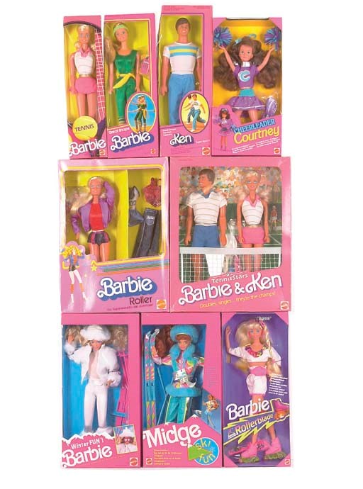 Barbie and Ken sports, 1980/90s