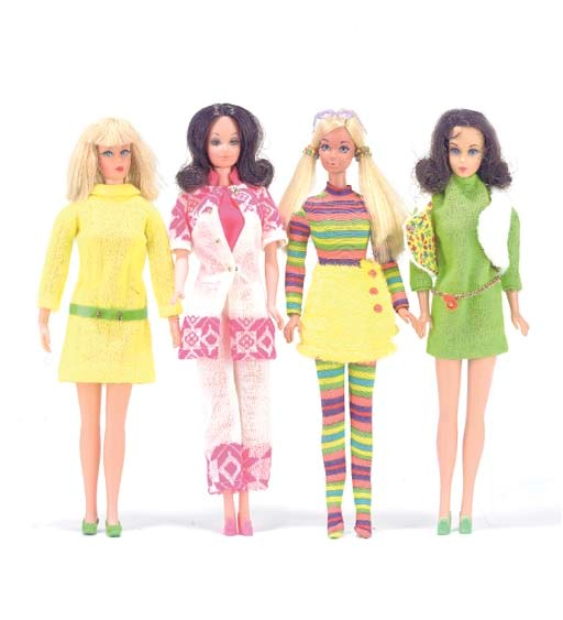 Live Action Barbie in Japanese Market yellow jersey dress No.2614