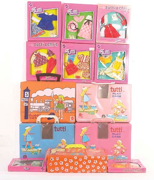 Five Tutti vinyl play cases